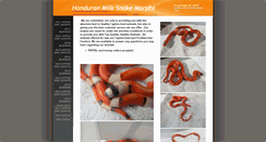 Desktop Screenshot of honduranmilksnakes.org